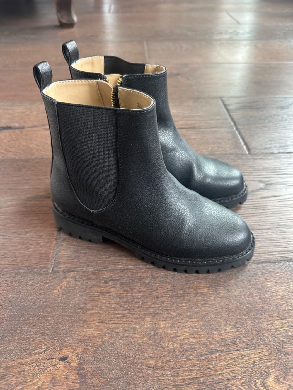 Janie and Jack Little Kids Black Chelsea Boots